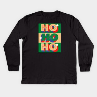 Ho! Ho! Ho! Merry Christmas 🎄 Kids Long Sleeve T-Shirt